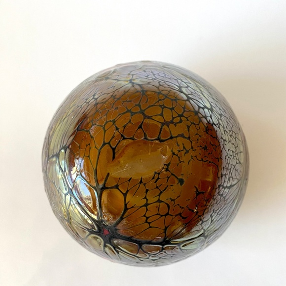 Magma Vessel Unique Art Glass Vase by Allan Gott Signed Dated 2001 - Picture 4 of 8